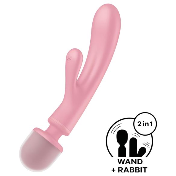 Satisfyer Triple Lover - G-Punkt & Massagestab (pink)