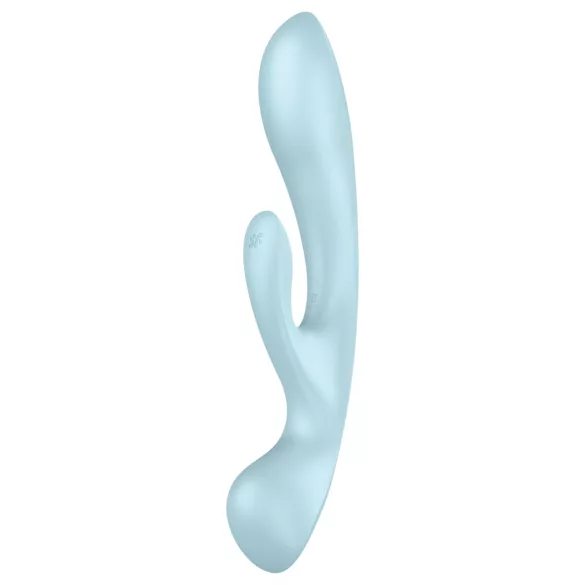 Satisfyer Triple Oh - wiederaufladbarer Vibrator mit Klitorisarm (blau)