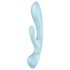 Satisfyer Triple Oh - Wiederaufladbarer Vibrator mit Klitorisarm (Blau)