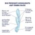 Satisfyer Triple Oh - Wiederaufladbarer Vibrator mit Klitorisarm (Blau)
