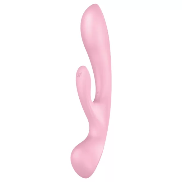 Satisfyer Triple Oh - Akku-Klitoralvibrator mit Schaft (pink)