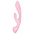 Satisfyer Triple Oh - Akku-Klitoralvibrator mit Schaft (pink)