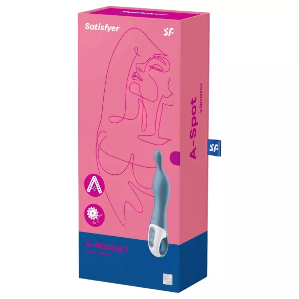 Satisfyer A-Mazing 1 - Akku A-Punkt Vibrator (Blau)