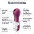 Satisfyer Lucky Libra - Druckwellen-Klitorisstimulator (lila)