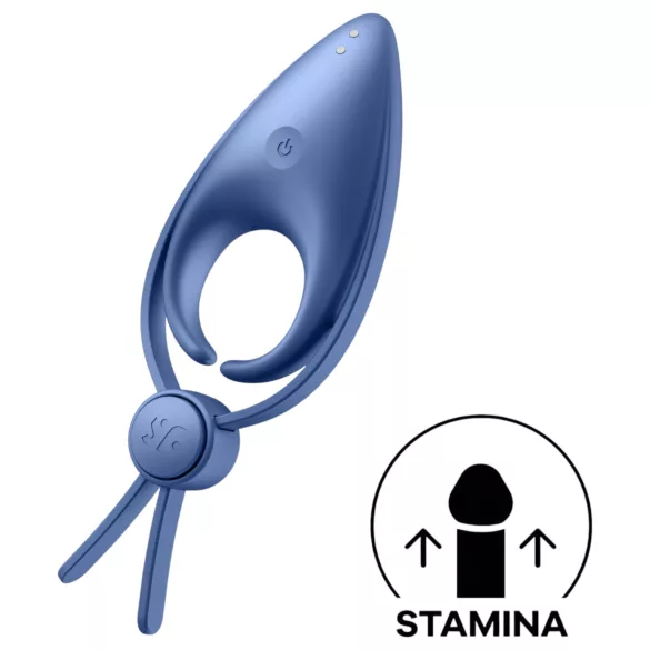 Satisfyer Sniper - Akku Penisring mit Vibration (Blau)