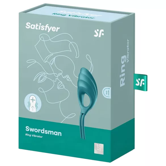Satisfyer Swordsman - Akku-Vibrations-Penisring (grün)