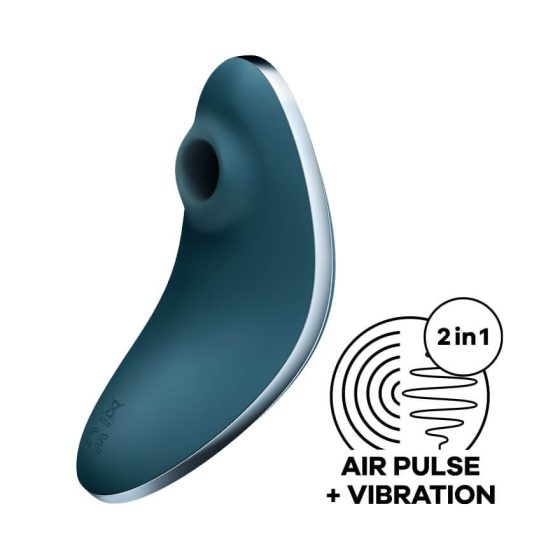 Satisfyer Vulva Liebhaber 1 - aufladbarer Luftwellen-Klitorisvibrator (blau)