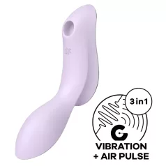   Satisfyer Curvy Trinity 2 - Lustvoller 2in1 Luftwellen-Vibrator (lila)