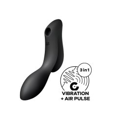  Satisfyer Curvy Trinity 2 - Luftwellen 2in1 Vibrator (schwarz)