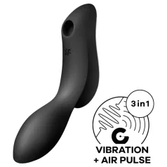   Satisfyer Curvy Trinity 2 - Luftwellen 2in1 Vibrator (schwarz)