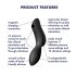 Satisfyer Curvy Trinity 2 - Luftwellen 2in1 Vibrator (schwarz)