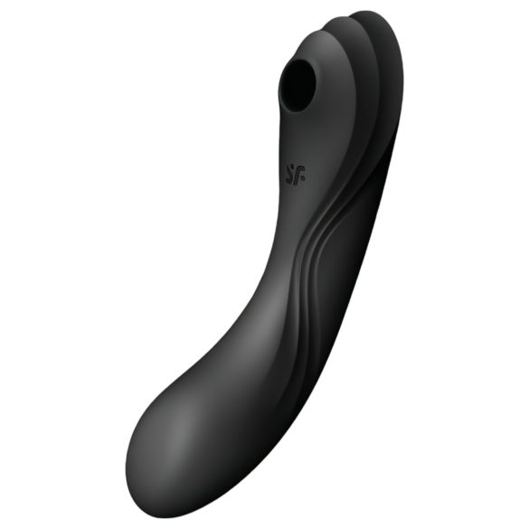 Satisfyer Curvy Trinity 4 - Luftdruck 2in1 Vibrator (Schwarz)