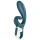 Satisfyer Hug Me - App-gesteuerter Vibrator mit Klitorisstimulator (blau)