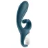 Satisfyer Hug Me - App-gesteuerter Vibrator mit Klitorisstimulator (blau)