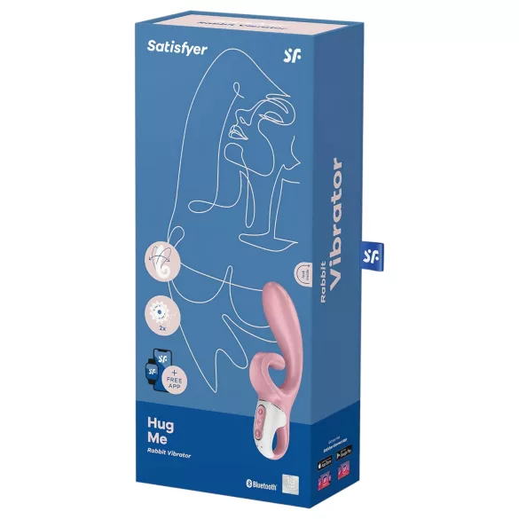 Satisfyer Hug Me - App-gesteuerter Vibrator mit Klitoris-Arm (Pink)
