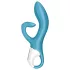 Satisfyer Embrace Me - wiederaufladbarer Vibrator mit Klitoris-Arm (türkis)