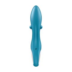   Satisfyer Umarme Mich - wiederaufladbarer Vibrator mit Klitorisarm (Türkis)