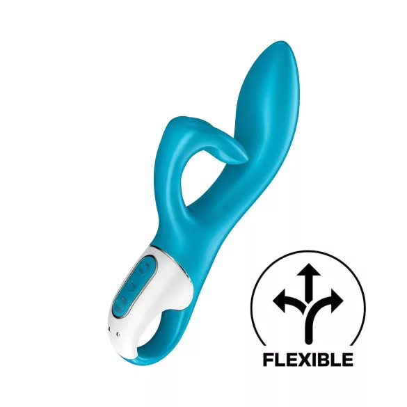 Satisfyer Embrace Me - wiederaufladbarer Vibrator mit Klitoris-Arm (türkis)