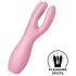 Satisfyer Threesome 3 - Wiederaufladbarer Klitoris-Vibrator (Rosa)