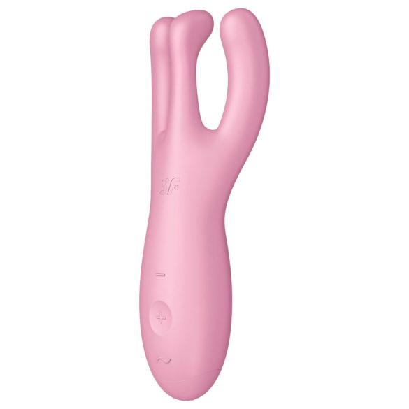 Satisfyer Threesome 4 - Intelligenter Klitorisvibrator (Pink)