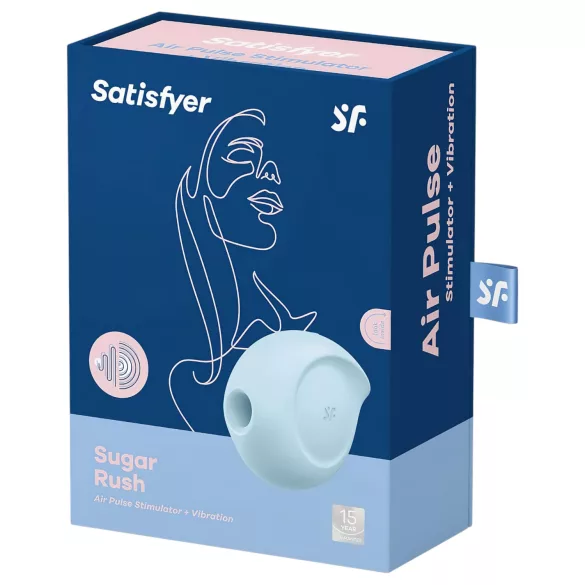 Satisfyer Sugar Rush - Luftdruck-Klitorisvibrator (blau)