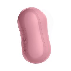  Satisfyer Cotton Candy - wiederaufladbarer Klitoris-Vibrator mit Luftwellentechnologie (Koralle)