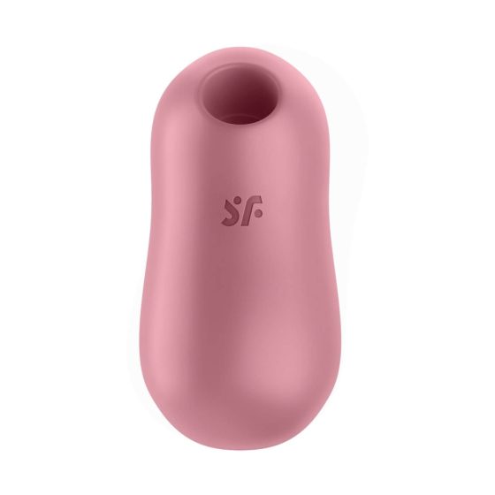 Satisfyer Cotton Candy - wiederaufladbarer Klitoris-Vibrator mit Luftwellentechnologie (Koralle)