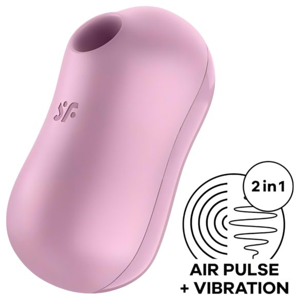 Satisfyer Cotton Candy - akkubetriebener Klitoris-Vibrator (lila)