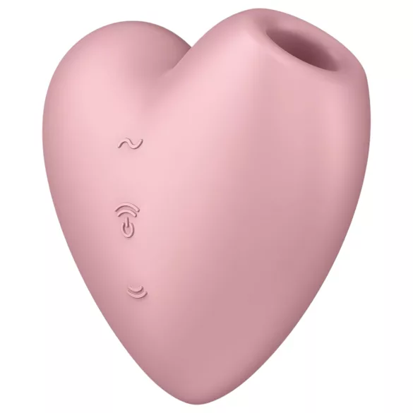 Satisfyer Cutie Heart - wiederaufladbarer Luftdruck-Klitorisstimulator (pink)