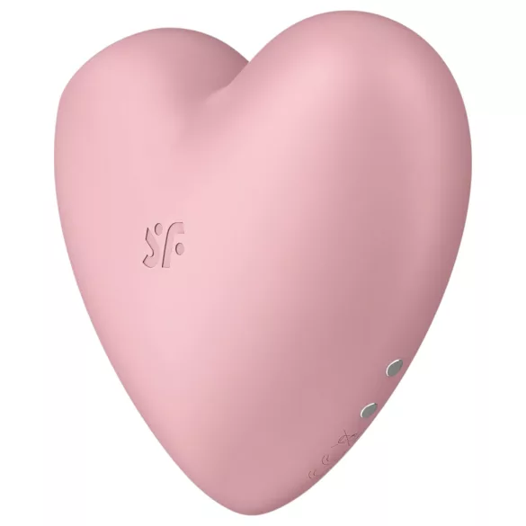 Satisfyer Cutie Heart - wiederaufladbarer Luftdruck-Klitorisstimulator (pink)