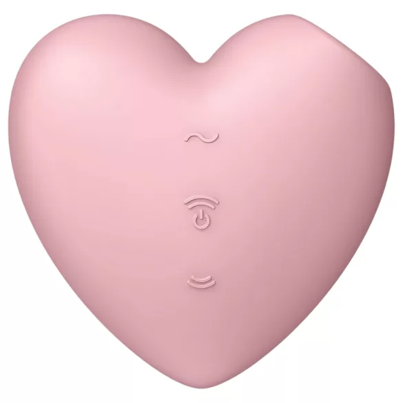 Satisfyer Cutie Heart - wiederaufladbarer Luftdruck-Klitorisstimulator (pink)