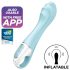 Satisfyer Air Pump Vibrator 5 - Intelligenter, aufblasbarer Vibrator (Blau)