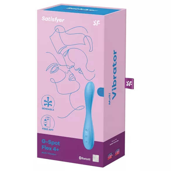 Satisfyer G-Spot Flex 4 - App-gesteuerter G-Punkt-Vibrator (türkis)