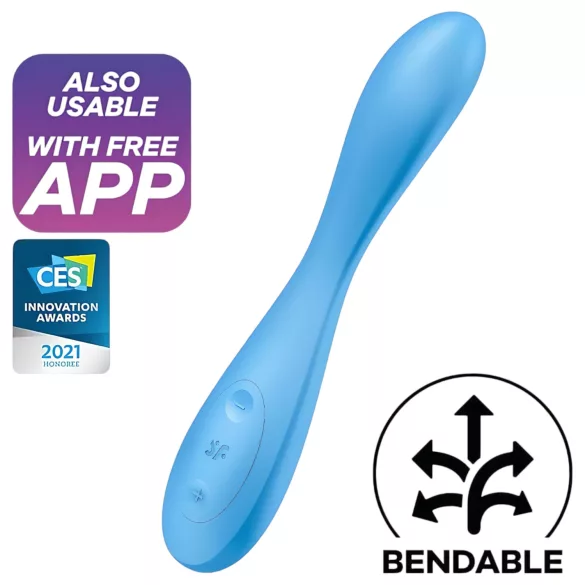 Satisfyer G-Spot Flex 4 - App-gesteuerter G-Punkt-Vibrator (türkis)