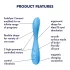 Satisfyer G-Spot Flex 4 - App-gesteuerter G-Punkt-Vibrator (türkis)
