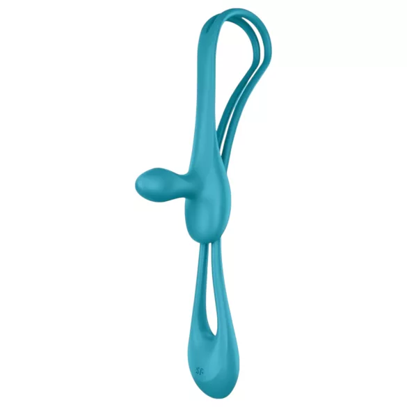 Satisfyer Plug & Play - Wiederaufladbarer Analvibrator & Penisring (blau)