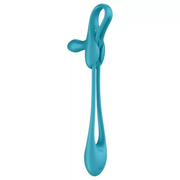 Satisfyer Plug & Play - Wiederaufladbarer Analvibrator & Penisring (blau)
