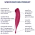 Satisfyer Twirling Pro - App-gesteuerter Klitorisvibrator (rot)