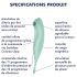 Satisfyer Twirling Pro - Intelligenter 2in1 Klitoris-Vibrator (Minze)
