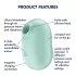 Satisfyer Pro To Go 2 - Akku, Klitoris Stimulator mit Luftwellen (Minze)
