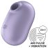 Satisfyer Pro To Go 2 - Wiederaufladbarer Luftimpuls-Klitorisstimulator (Violett)