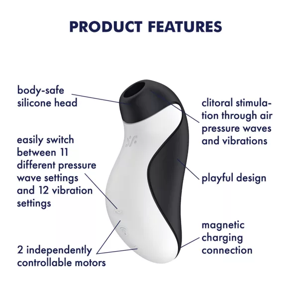 Satisfyer Orca - Wasserdichter Luftwellen-Klitorisstimulator