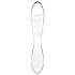 Satisfyer Dazzling Crystal 1 - Doppelseitiger Glas-Dildo (Transparent)
