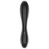 Satisfyer Dazzling Crystal 1 - doppelseitiger Glasdildo (schwarz)