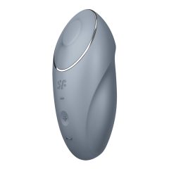   Satisfyer Tap & Climax 1 - 2in1 Vibrator und Klitorisstimulator (Grau)