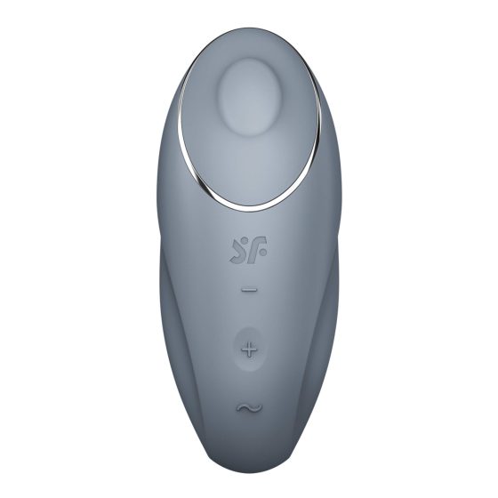Satisfyer Tap & Climax 1 - 2in1 Vibrator und Klitorisstimulator (Grau)