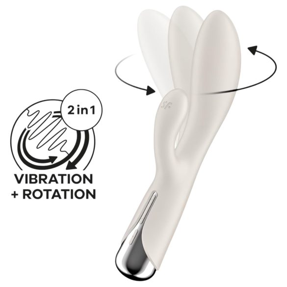 Satisfyer Spinning Rabbit 1 - drehender Klitorisarm-Vibrator (beige)