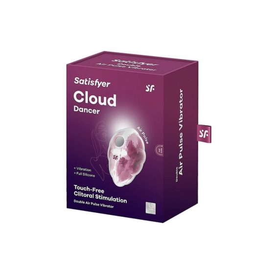 Satisfyer Cloud Dancer - aufladbarer Luftwellen-Klitoris-Stimulator (rosa-weiß)