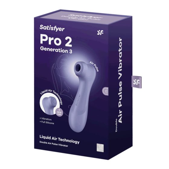 Satisfyer Pro 2 Gen3 - Akkubetriebener Luftwellen-Klitorisstimulator (Lila)