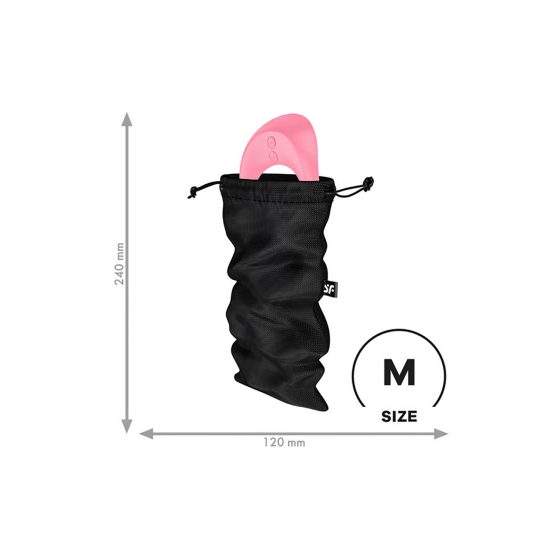 Satisfyer Treasure Bag M - Sexspielzeug Aufbewahrungstasche - Medium (Schwarz)